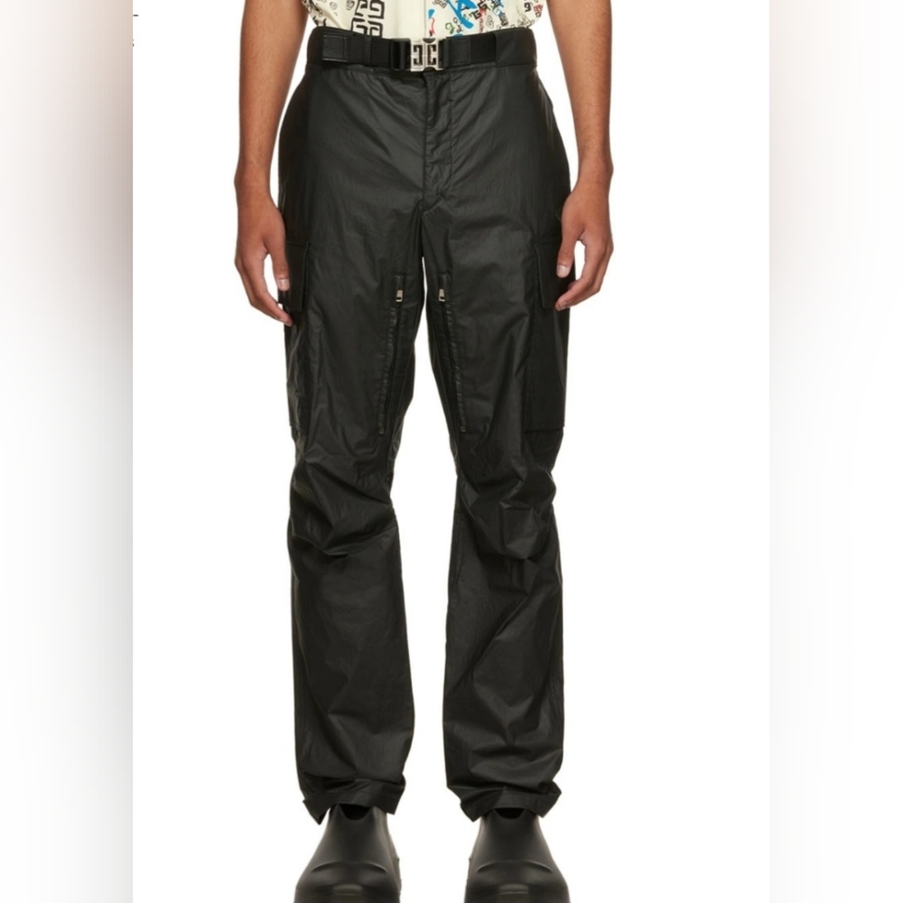 Givenchy Black 4G Cargo Pants Size 48/US 32